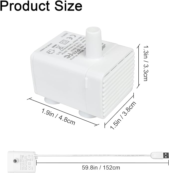 Cat Water Fountain Pump Replacement,Pet Drinking Fountain Bowl Pump