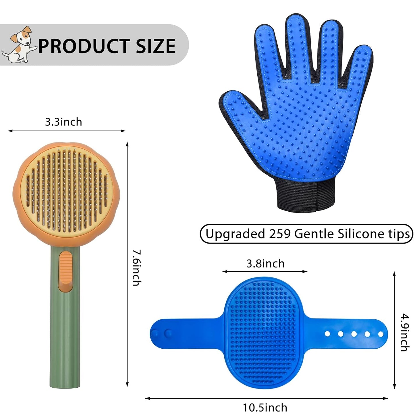 Pet Hair Grooming Set