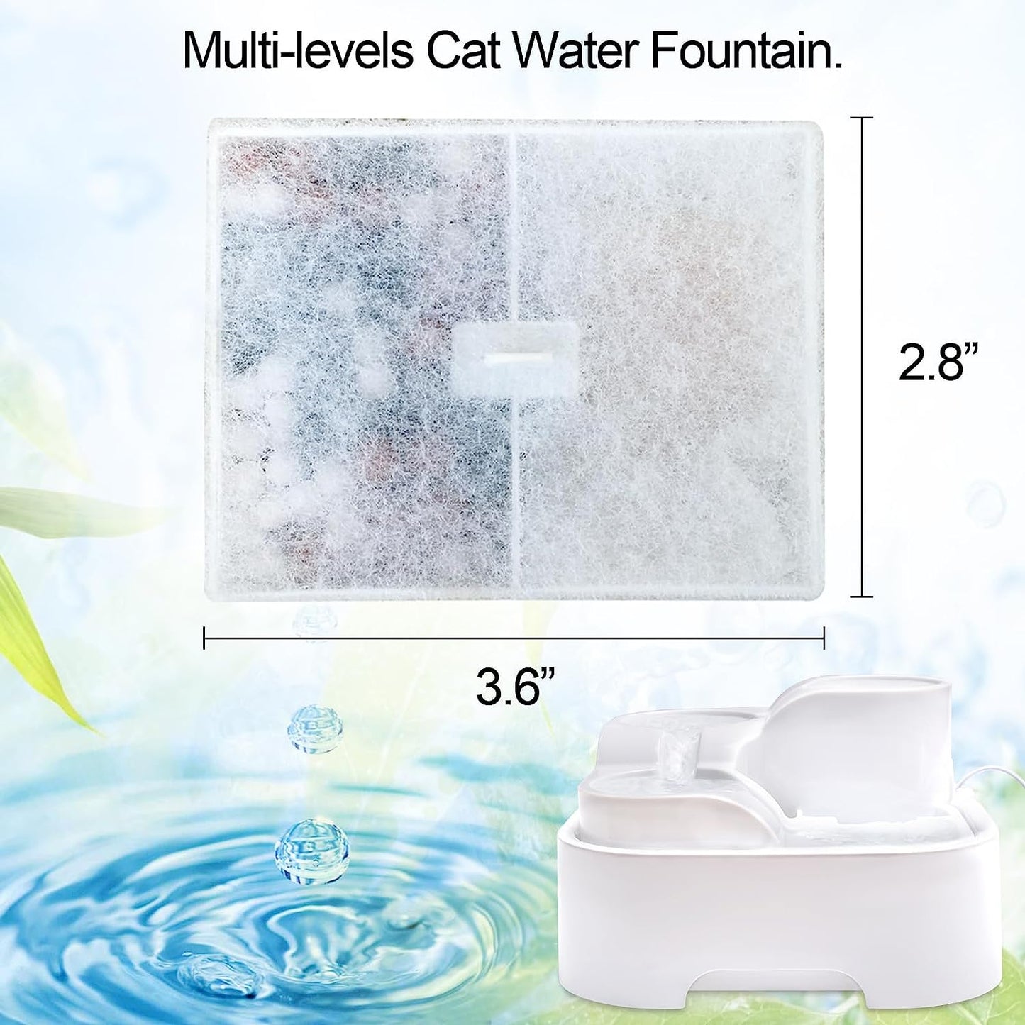 Cat Water Fountain Filters Replacement, Cat Fountain Filters