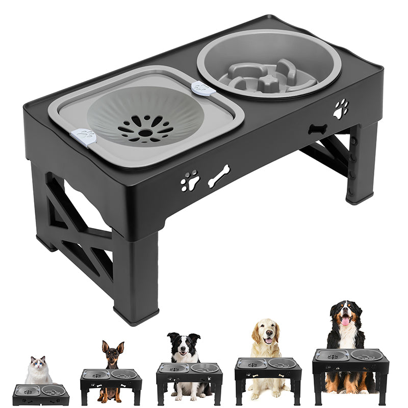 Four-Level Adjustable Pet Feeding Table