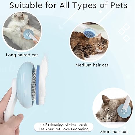 Pet grooming gloves and brushes, pet hair removal tools