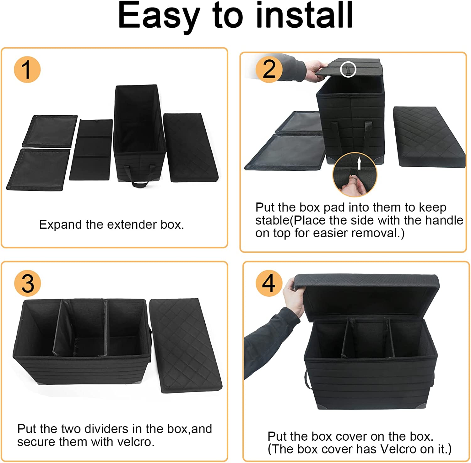 Car Back Seat Extender for Large Dogs up to 200lbs