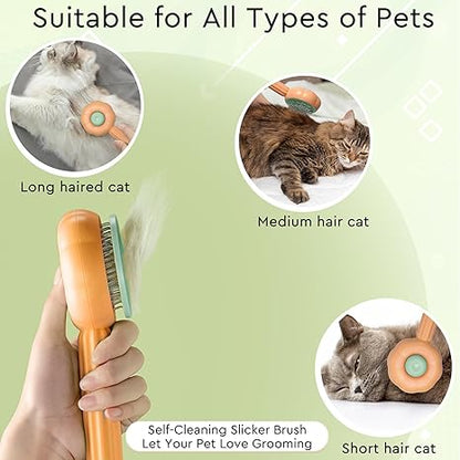 Pet grooming gloves and brushes, pet hair removal tools