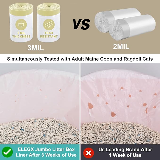 Cat litter box liner