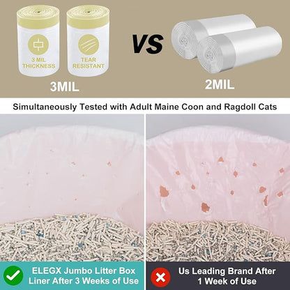 Cat litter box liner