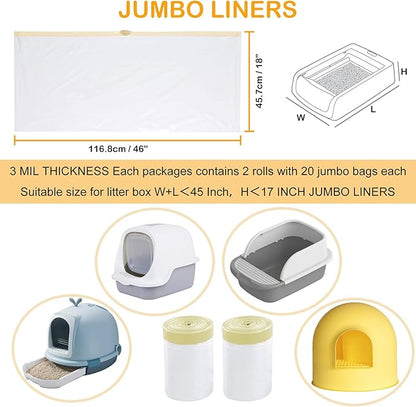 Cat litter box liner