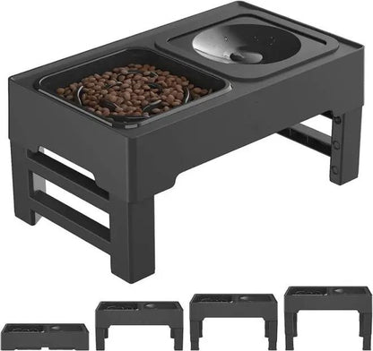 Four-Level Adjustable Pet Feeding Table